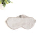 Renee Taylor Silk Eye Mask Silver