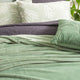 Renee Taylor Plush Velvet Blanket Eucalyptus