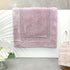 Renee Taylor Bath Mat Soho Cotton Reversible in Lilac