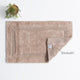 Renee Taylor Bath Mat Soho Cotton Reversible in Mocha