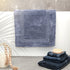Renee Taylor Bath Mat Soho Cotton Reversible in Blue
