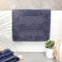 Renee Taylor Cotton Reversible Bath Mat Retreat Blue