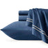 Renee Taylor Strada Egyptian Cotton 1000 Thread count Quilt Cover Set Indigo