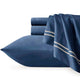 Renee Taylor Strada Egyptian Cotton 1000 Thread count Quilt Cover Set Indigo