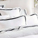 Renee Taylor Cloud Egyptian Cotton 1000 Thread count Quilt Cover White & Charcoal