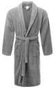 Renee Taylor Chalet Robe Quick Dry Terry Cotton Fossil
