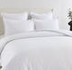 Renee Taylor Atlantis Quilt Cover Set Jacquard White