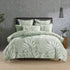 Renee Taylor Lansfield Quilt Cover Set Jacquard Sage