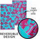Renee Taylor Tropicalia Velour Beach Towel - Turquoise/Magento