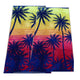 Renee Taylor Sunset Palm Beach Towel - Navy/Yellow