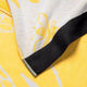 Renee Taylor Bee Velour Beach Towel- Yellow/ White