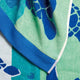 Renee Taylor Sea Life Turtles Velour Kids Beach Towel - Aqua/Blue