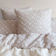 Renee Taylor Amara Quilt Cover Set Jacquard Yarn Dye Nude