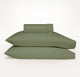 Ddecor Home 1500 Thread Count Cotton Blend Fitted Sheet & Pillowcase Set Sage - No Flat Sheet