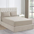 Ddecor Home 1500 Thread Count Cotton Blend Fitted Sheet & Pillowcase Set Sand - No Flat Sheet