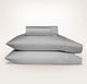Ddecor Home 1500 Thread Count Cotton Blend Fitted Sheet & Pillowcase Set Silver - No Flat Sheet