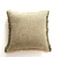 Renee Taylor Franco Cotton Cushion 50 x 50 cms Olive