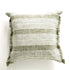 Renee Taylor Kent Stripe Cushion 50 x 50 Cms Eucalyptus