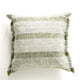 Renee Taylor Kent Stripe Cushion 50 x 50 Cms Eucalyptus