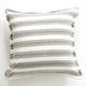 Renee Taylor Marina Stripe Cushion 50 x 50cms Moss