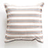 Renee Taylor Marina Stripe Cushion 50 x 50cms Clay