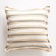 Renee Taylor Marina Stripe Cushion 50 x 50cms Gold