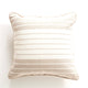 Renee Taylor Palma Stripe Cushion 50 x 50 Cms Nude