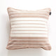 Renee Taylor Palma Stripe Cushion 50 x 50 Cms Copper