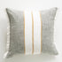 Renee Taylor Darcy Stripe Cushion 50 x 50 Cms Sage
