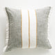 Renee Taylor Darcy Stripe Cushion 50 x 50 Cms Sage