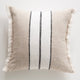 Renee Taylor Darcy Stripe Cushion 50 x 50 Cms Midnight