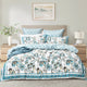 Renee Taylor Anaya Quilt Cover Set 300 Thread Count Cotton Reversible