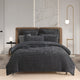 Renee Taylor Charlotte Quilt Cover Set Jacquard Onyx