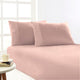 Park Avenue Flannelette Fitted & Pillowcase Set Rose- No Flat Sheet