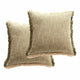 Renee Taylor Franco Cushion Twin Pack 50 x 50 Cms Olive