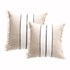 Renee Taylor Darcy Stripe Cushion Twin Pack 50 x 50 Cms Midnight
