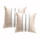 Renee Taylor Darcy Stripe Cushion Twin Pack 50 x 50 Cms Midnight