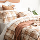 Park Avenue Twill Checks Flannelette Quilt Cover Set