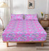 Linen Home Pink Big Floral Bed Sheet