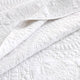 Renee Taylor Asher Jacquard Coverlet Set White