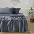 Linen Home Black Solid Bedsheet Set