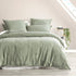 Park Avenue European Vintage washed Quilt Cover set Fern