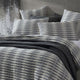 Platinum Kirby Charcoal Quilt Cover Set