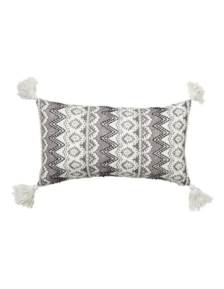 Logan and Mason Chelsea Charcoal Cushion 35 x 60cm