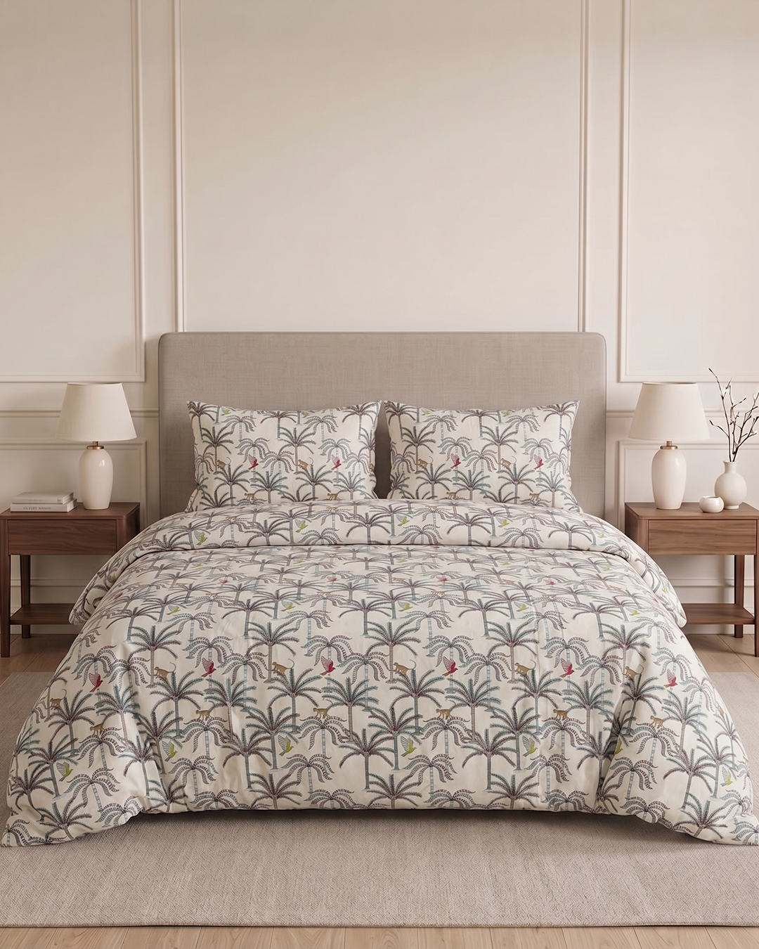 ICF Palm Haven Cotton Duvet Set