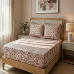 Downton Floral Pure Cotton Fitted Bed Sheet Combo