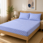 Indi Pure Cotton Fitted Sheet Combo