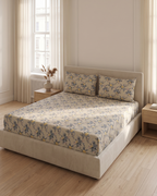 Marigold Pure Cotton Bed Sheet Set with 2 Pillow Covers