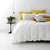 Park Avenue European Vintage Cotton Quilt Cover Set White