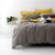 Park Avenue European Vintage Cotton Quilt Cover Set Coal